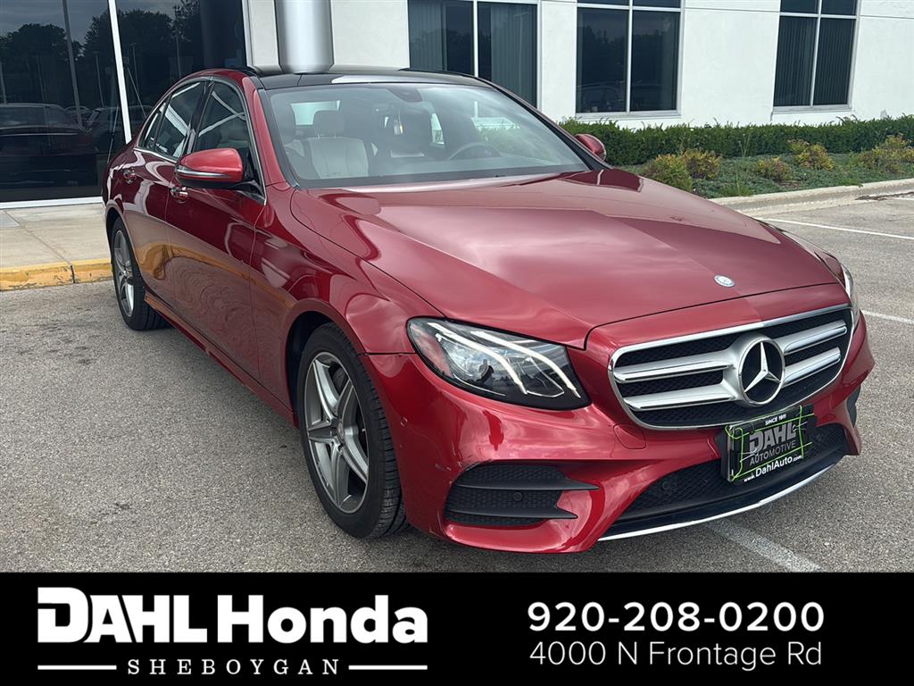 designo Cardinal Red Metallic 2017 Mercedes-Benz E-Class Sedan All-Wheel Drive Automatic