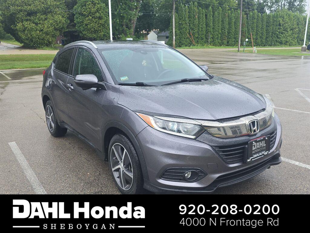 Gray (Modern Steel Metallic) 2021 Honda HR-V SUV / Crossover All-Wheel Drive Continuously Variable Transmission