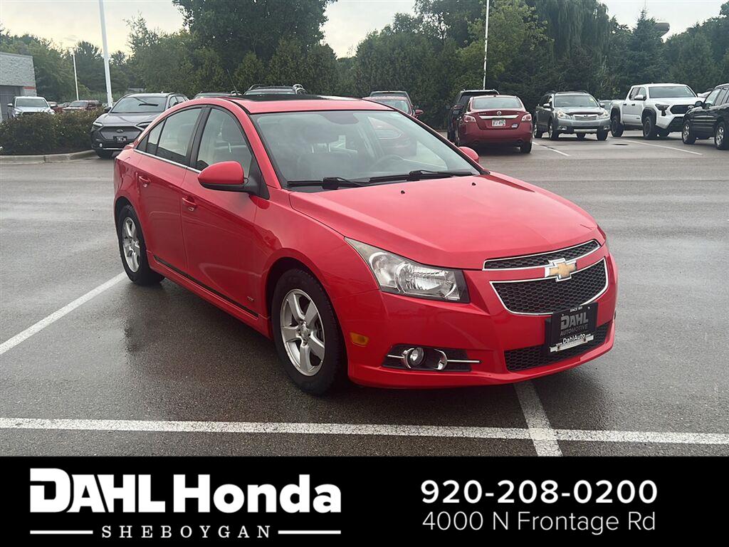 Red Hot 2014 Chevrolet Cruze Sedan Front-Wheel Drive 6-Speed Automatic