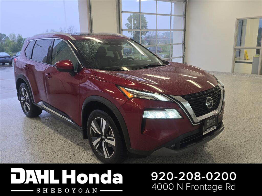 Red (Scarlet Ember Tintcoat) 2021 Nissan Rogue SUV / Crossover All-Wheel Drive Continuously Variable Transmission