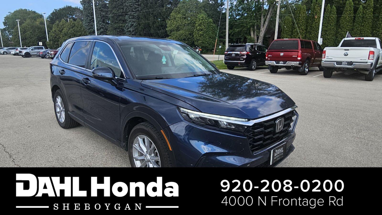 Canyon River Blue Metallic 2024 Honda CR-V SUV / Crossover All-Wheel Drive Continuously Variable Transmission