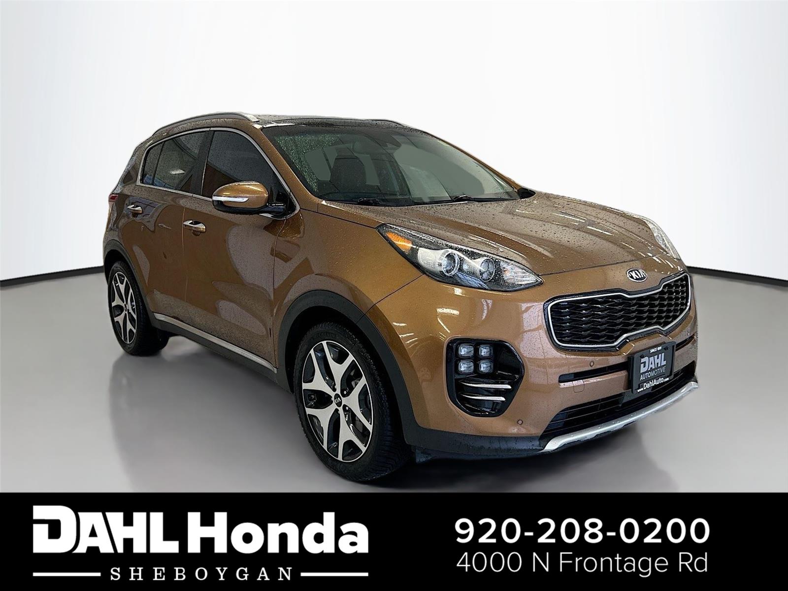 Red (Burnished Copper) 2017 Kia Sportage SX Turbo SUV / Crossover Front-Wheel Drive 6-Speed Automatic
