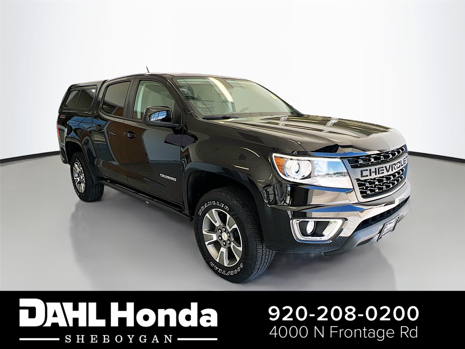 Black 2019 Chevrolet Colorado Z71 Crew Cab 4WD Pickup Truck Four-Wheel Drive 8-Speed Automatic