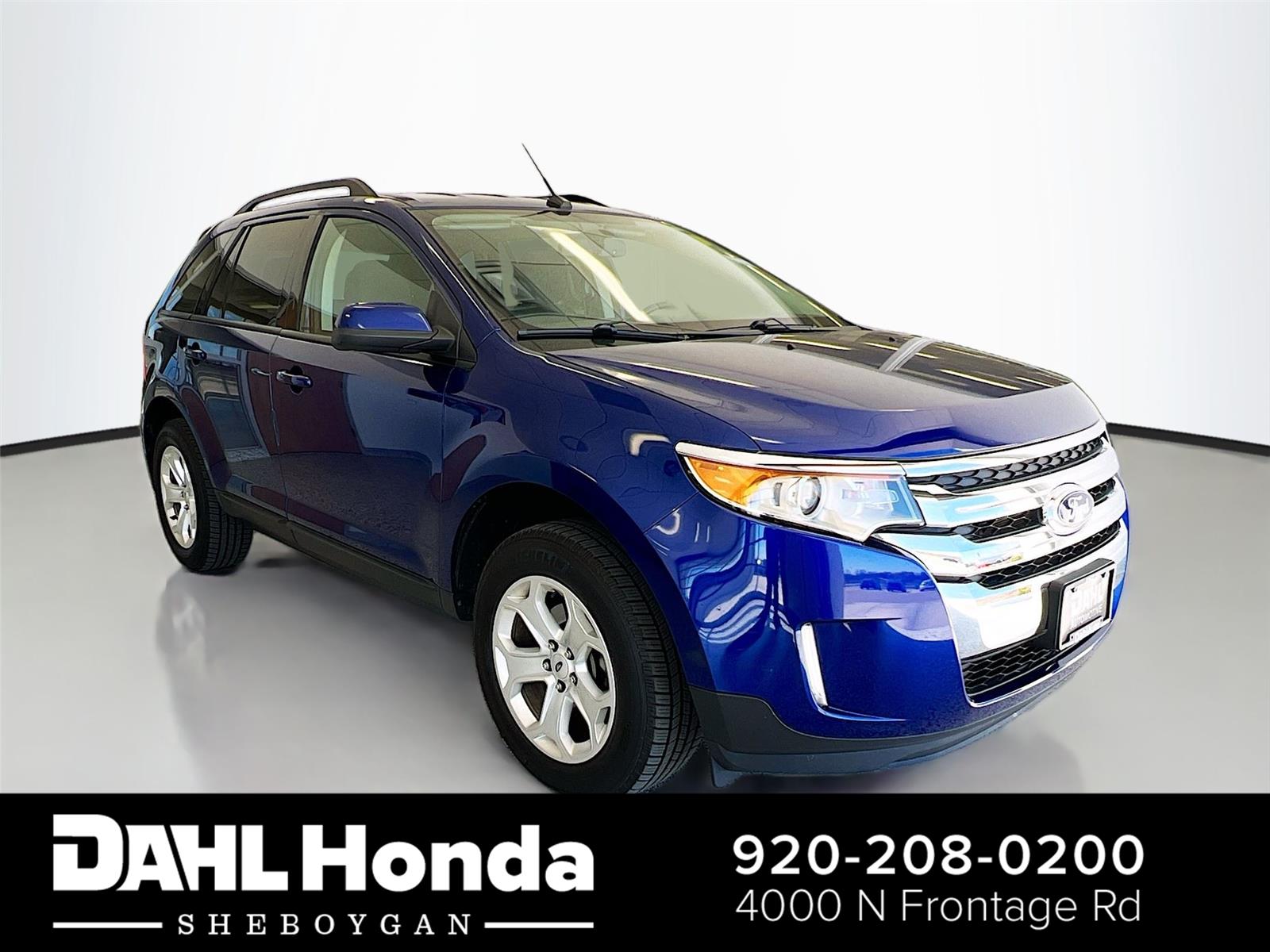 Deep Impact Blue Metallic 2013 Ford Edge SEL SUV / Crossover Front-Wheel Drive 6-Speed Automatic