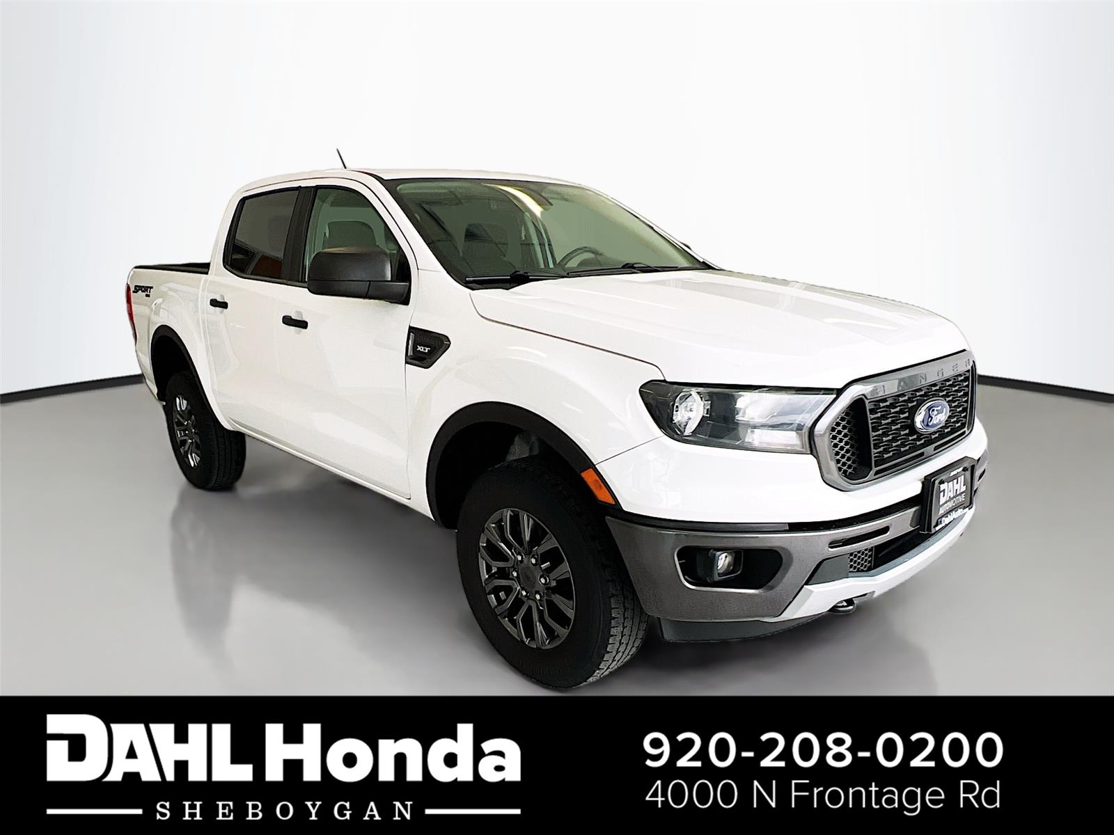 Oxford White 2021 Ford Ranger XLT SuperCrew 4WD Pickup Truck Four-Wheel Drive Automatic
