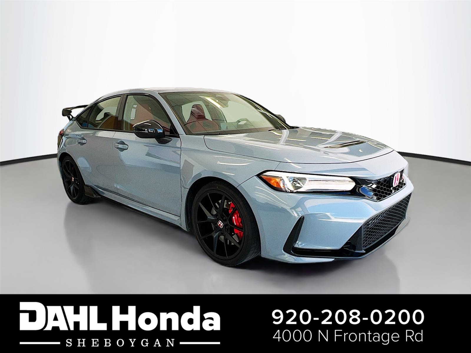 Sonic Gray Pearl 2024 Honda Civic Type R Hatchback Front-Wheel Drive Manual