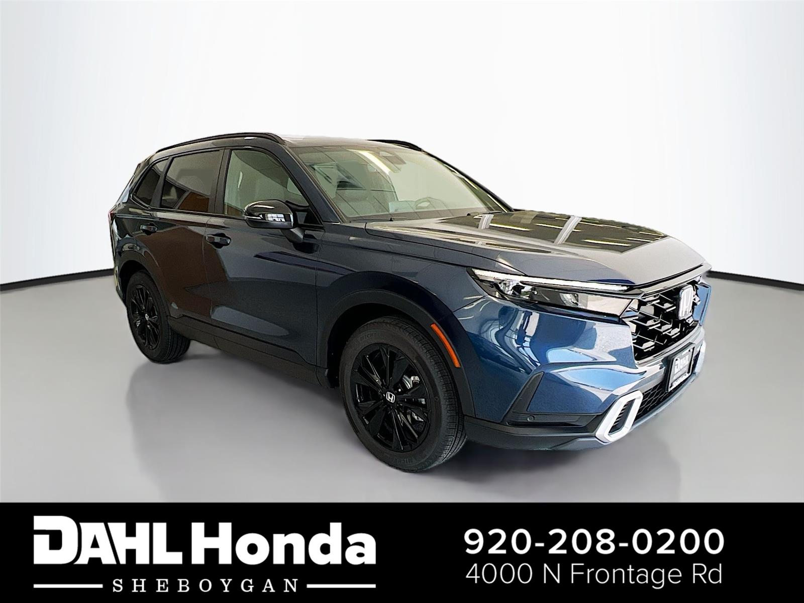 Canyon River Blue Metallic 2026 Honda CR-V Hybrid SUV / Crossover All-Wheel Drive 1-Speed Dual Clutch