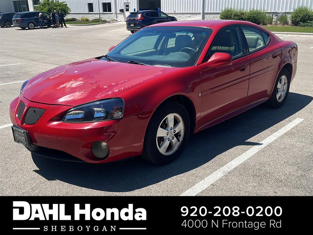 Crimson Red 2008 Pontiac Grand Prix Sedan Front-Wheel Drive 4-Speed Automatic Overdrive