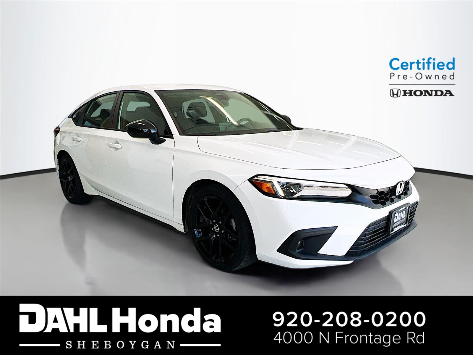 Platinum White Pearl 2023 Honda Civic Hatchback Hatchback Front-Wheel Drive Continuously Variable Transmission