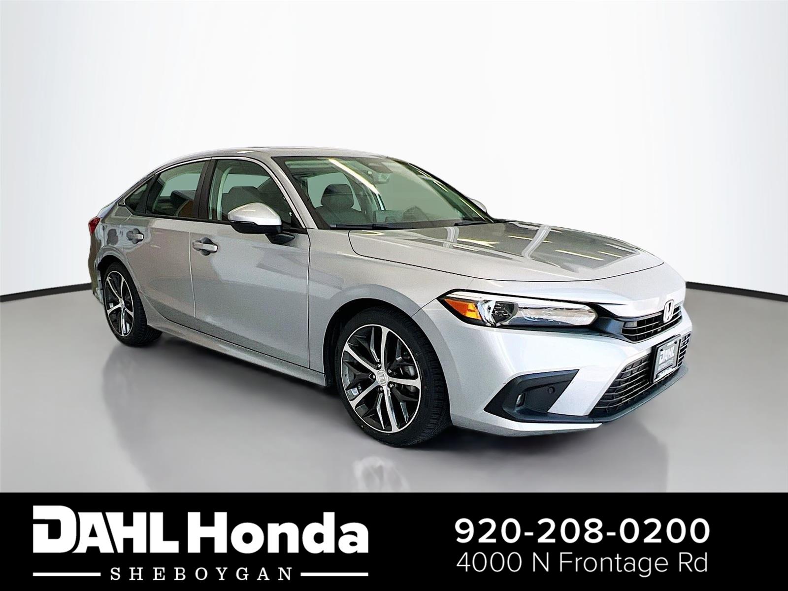 Lunar Silver Metallic 2022 Honda Civic Sedan Front-Wheel Drive Continuously Variable Transmission