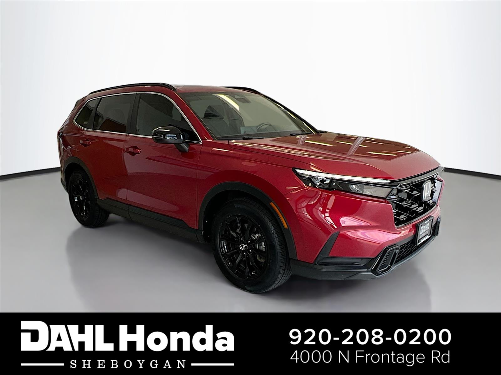 Radiant Red Metallic 2023 Honda CR-V Hybrid SUV / Crossover Front-Wheel Drive Continuously Variable Transmission