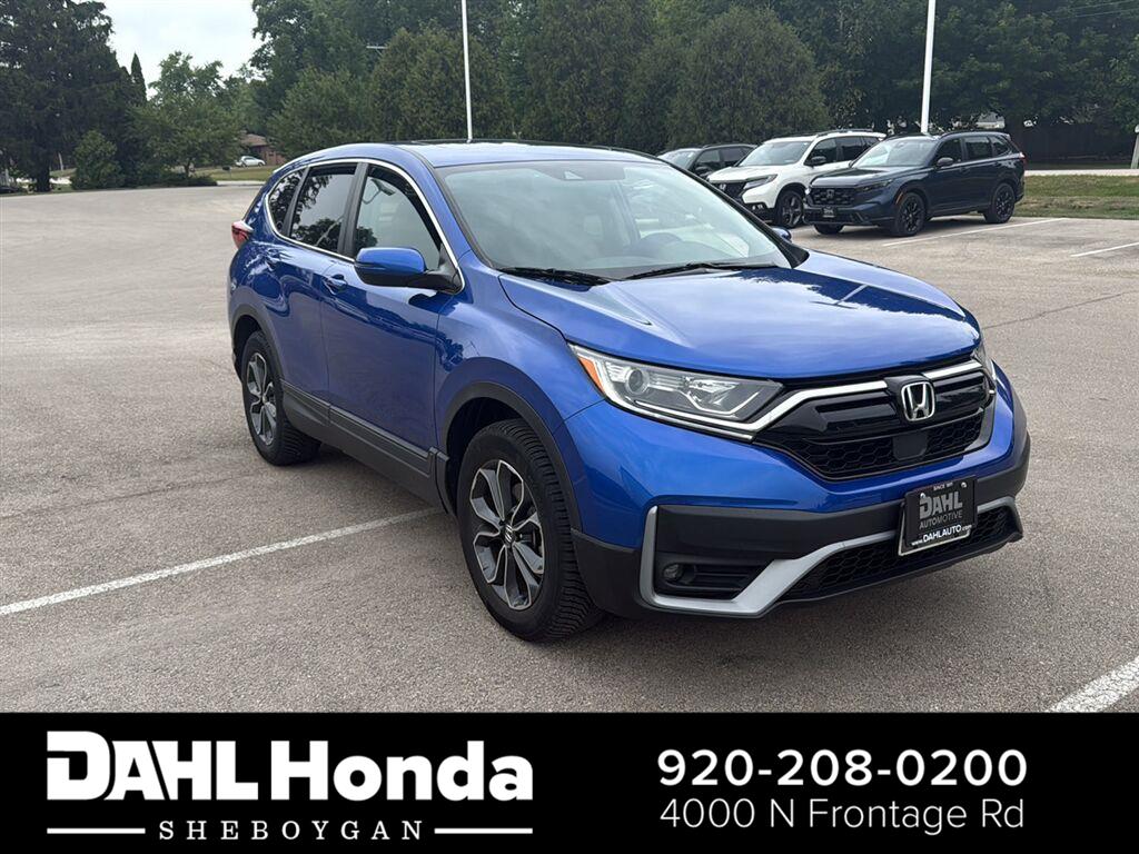 Aegean Blue Metallic 2021 Honda CR-V SUV / Crossover All-Wheel Drive Continuously Variable Transmission
