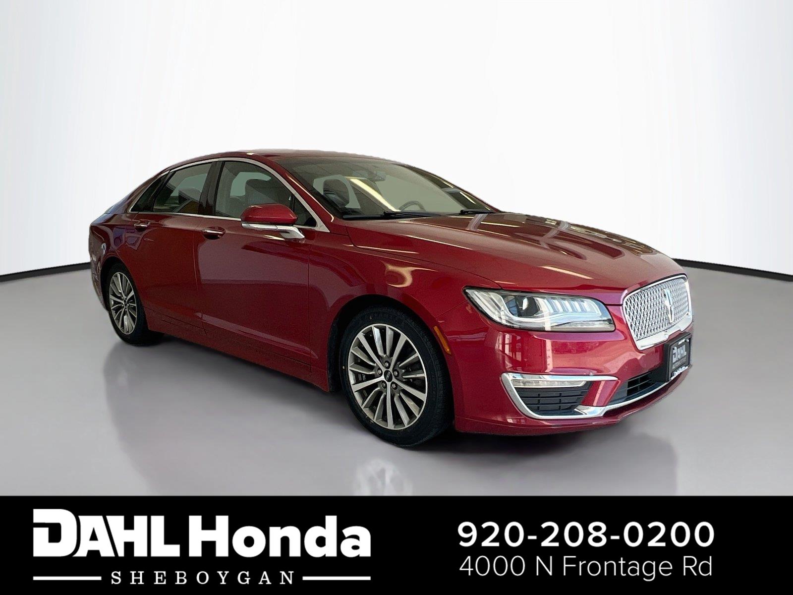 Ruby Red Tinted Clearcoat 2018 Lincoln MKZ Sedan Front-Wheel Drive 