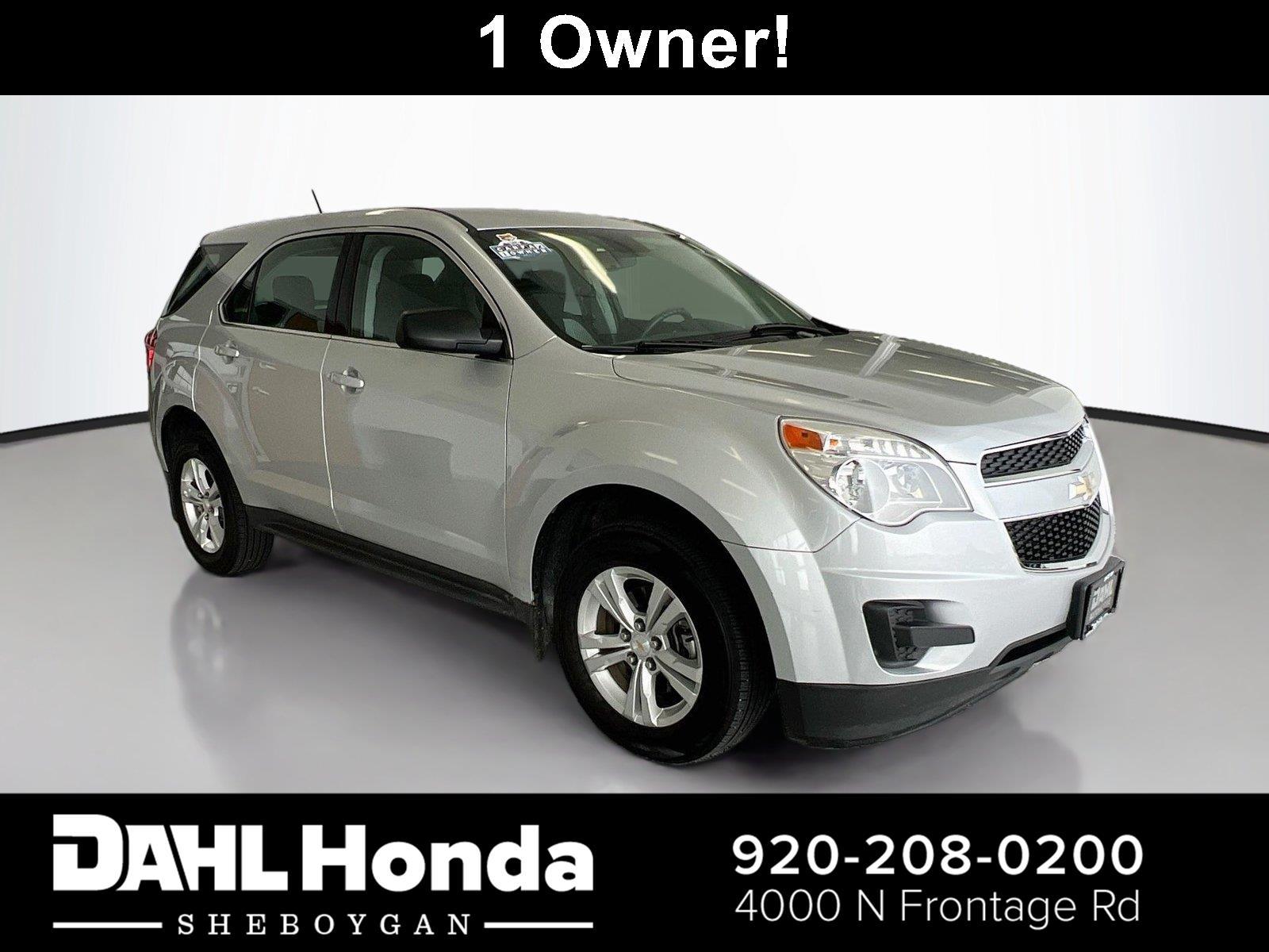 Silver Ice Metallic 2015 Chevrolet Equinox SUV / Crossover Front-Wheel Drive 6-Speed Automatic Overdrive