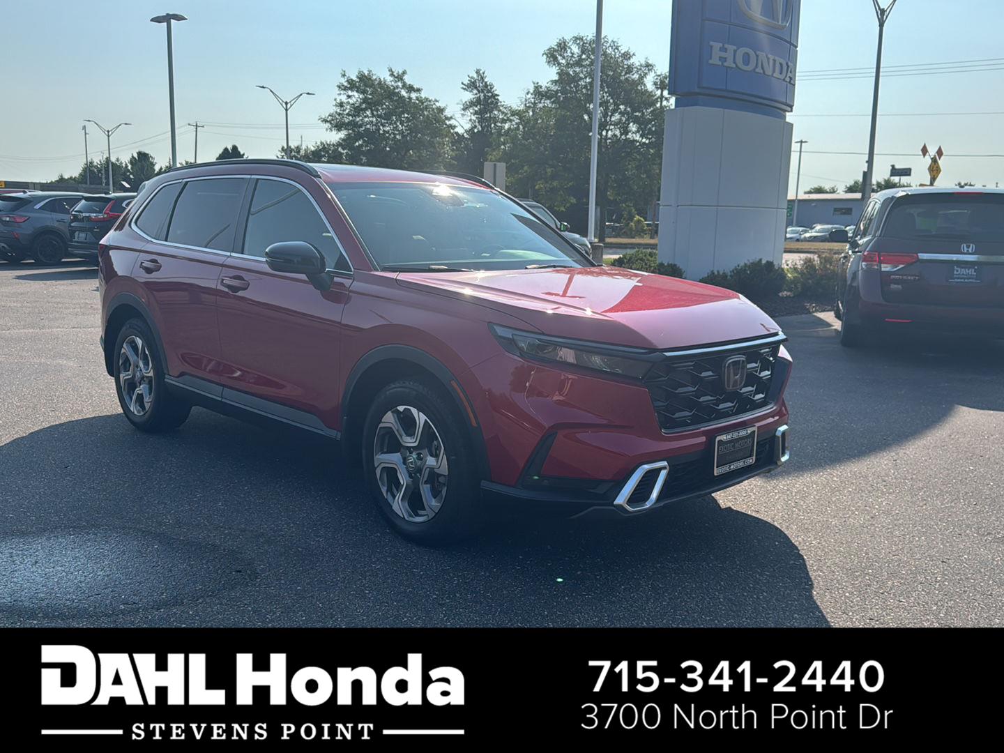 Radiant Red Metallic 2024 Honda CR-V Hybrid SUV / Crossover All-Wheel Drive Continuously Variable Transmission