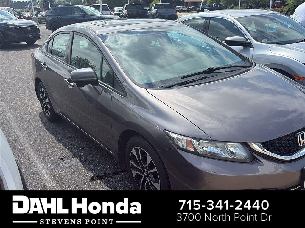 2015 Honda Civic Sedan Front-Wheel Drive Continuously Variable Transmission