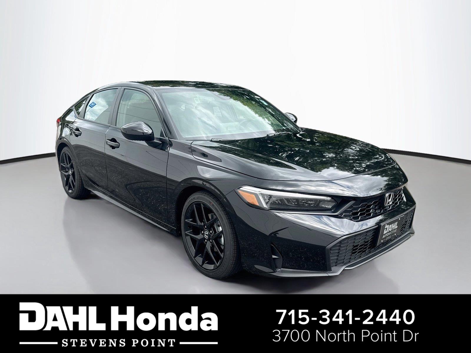 Crystal Black Pearl 2026 Honda Civic Hatchback Hatchback Front-Wheel Drive Continuously Variable Transmission
