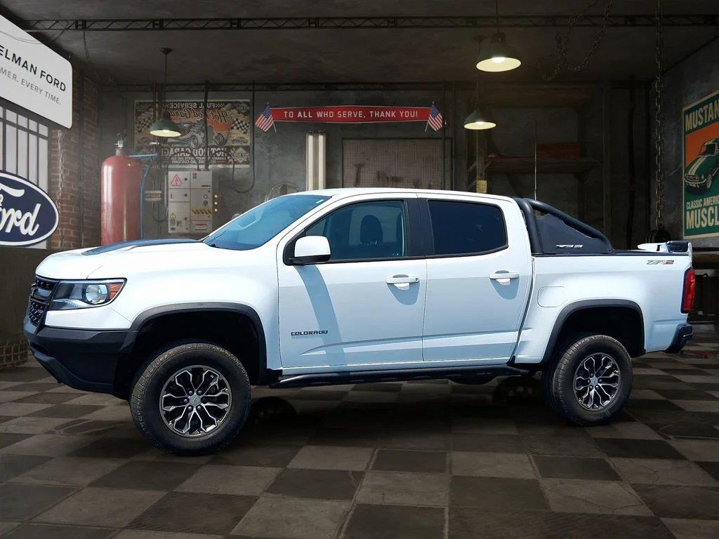 Summit White 2020 Chevrolet Colorado Pickup Truck Four-Wheel Drive 8-Speed Automatic