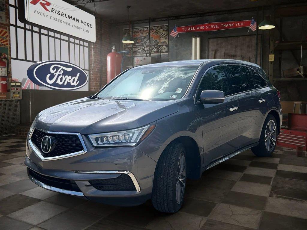Gray (Modern Steel Metallic) 2019 Acura MDX SUV / Crossover All-Wheel Drive 9-Speed Automatic