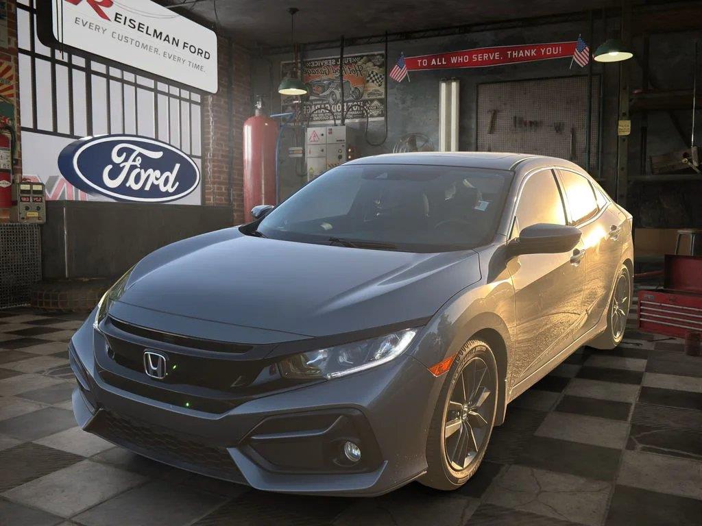 Polished Metal Metallic 2020 Honda Civic Hatchback Hatchback Front-Wheel Drive Continuously Variable Transmission