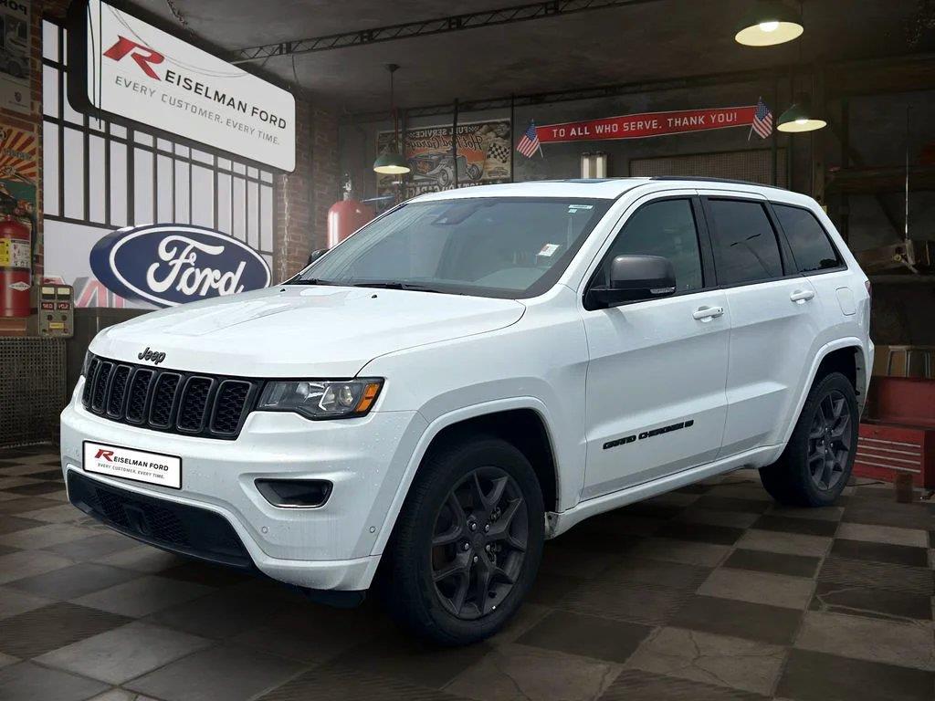 Bright White Clearcoat 2021 Jeep Grand Cherokee SUV / Crossover Four-Wheel Drive 8-Speed Automatic