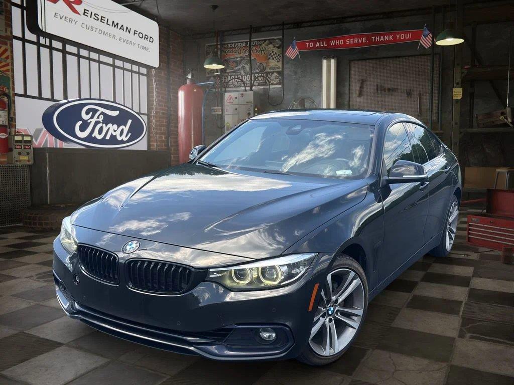 Black Sapphire Metallic 2019 BMW 4 Series Sedan All-Wheel Drive 8-Speed Automatic