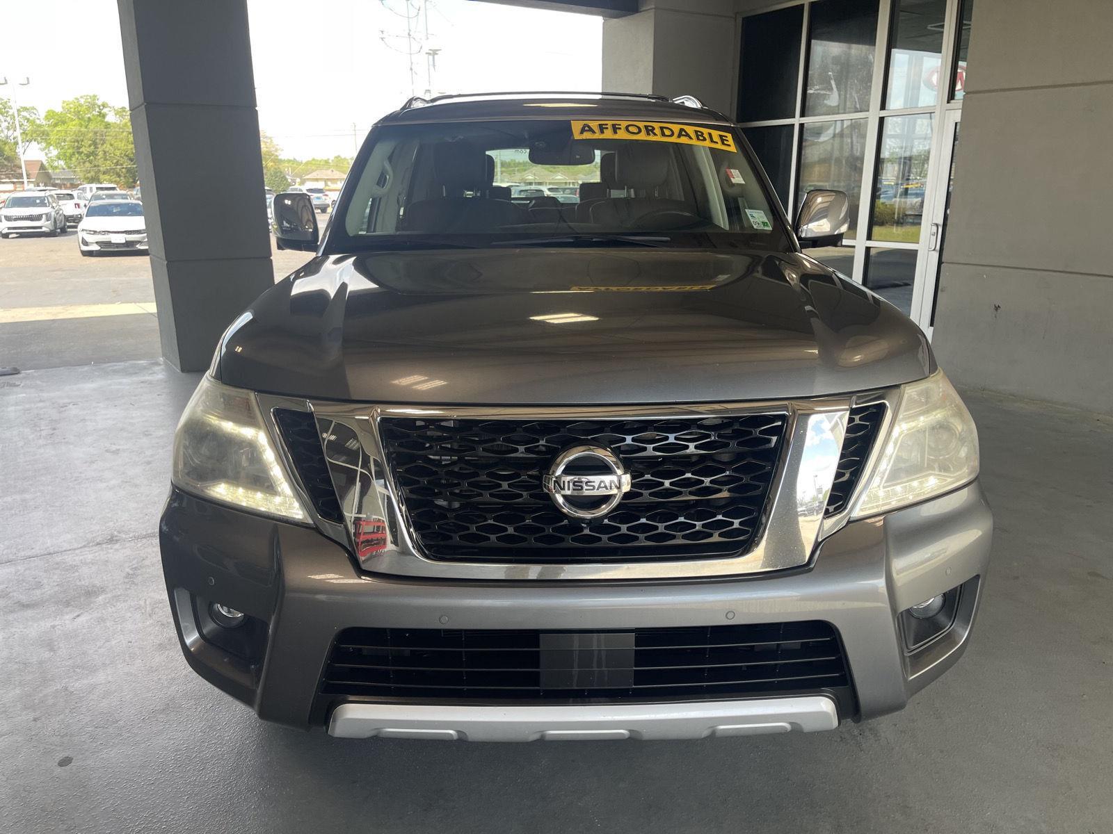 Used 2017 Nissan Armada Platinum with VIN JN8AY2NE2H9706458 for sale in Monroe, LA