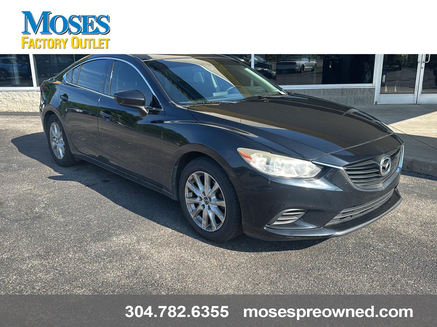 Jet Black Mica 2016 Mazda MAZDA6 Sedan Front-Wheel Drive Automatic