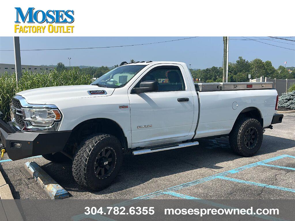 Bright White Clearcoat 2019 RAM 2500 Pickup Truck Four-Wheel Drive 8-Speed Automatic