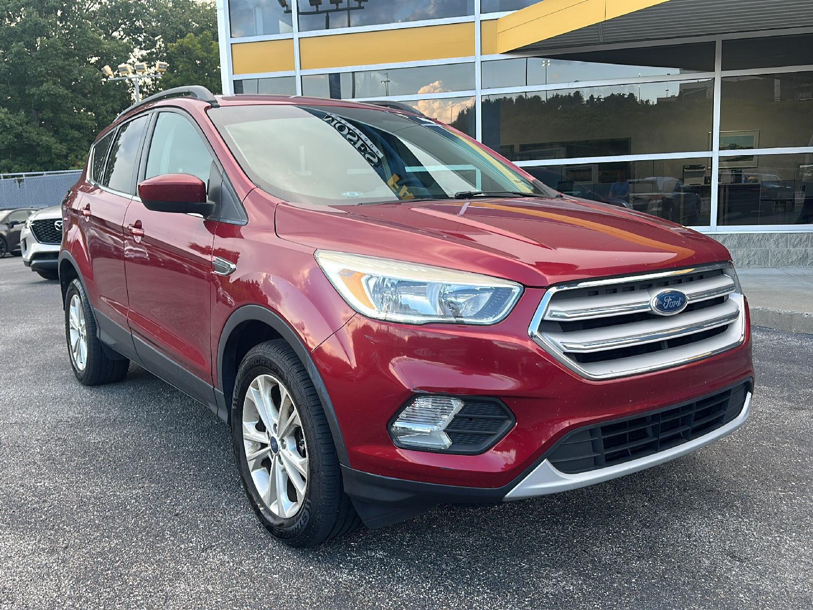 Ruby Red Metallic Tinted Clearcoat 2018 Ford Escape SUV / Crossover All-Wheel Drive 6-Speed Automatic