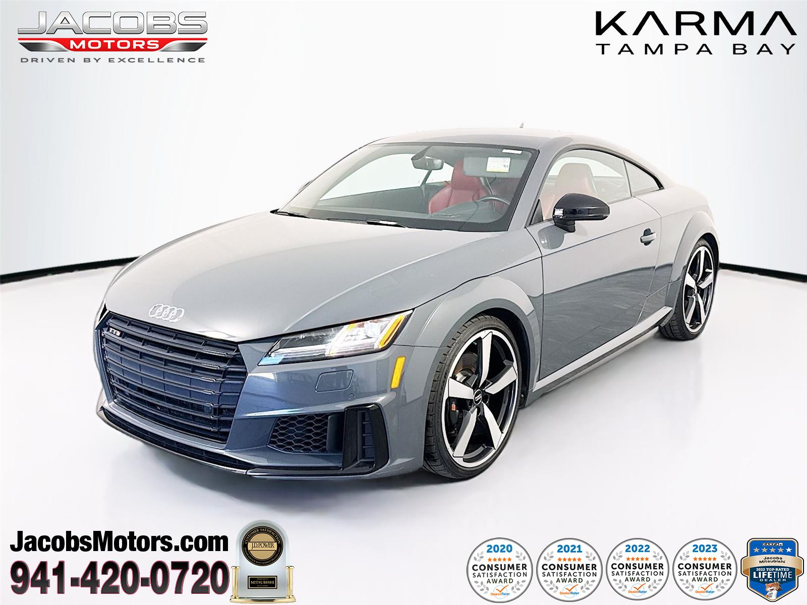 Nano Gray Metallic 2020 Audi TTS 2.0T quattro Coupe AWD Coupe All-Wheel Drive Automatic