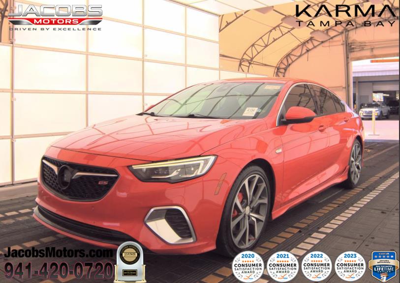 Sport Red 2018 Buick Regal Sportback GS AWD Sedan All-Wheel Drive 9-Speed Automatic