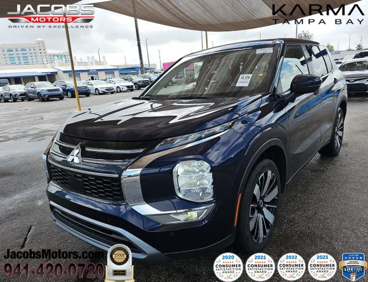 Cosmic Blue Metallic 2025 Mitsubishi Outlander SE FWD SUV / Crossover Front-Wheel Drive Continuously Variable Transmission