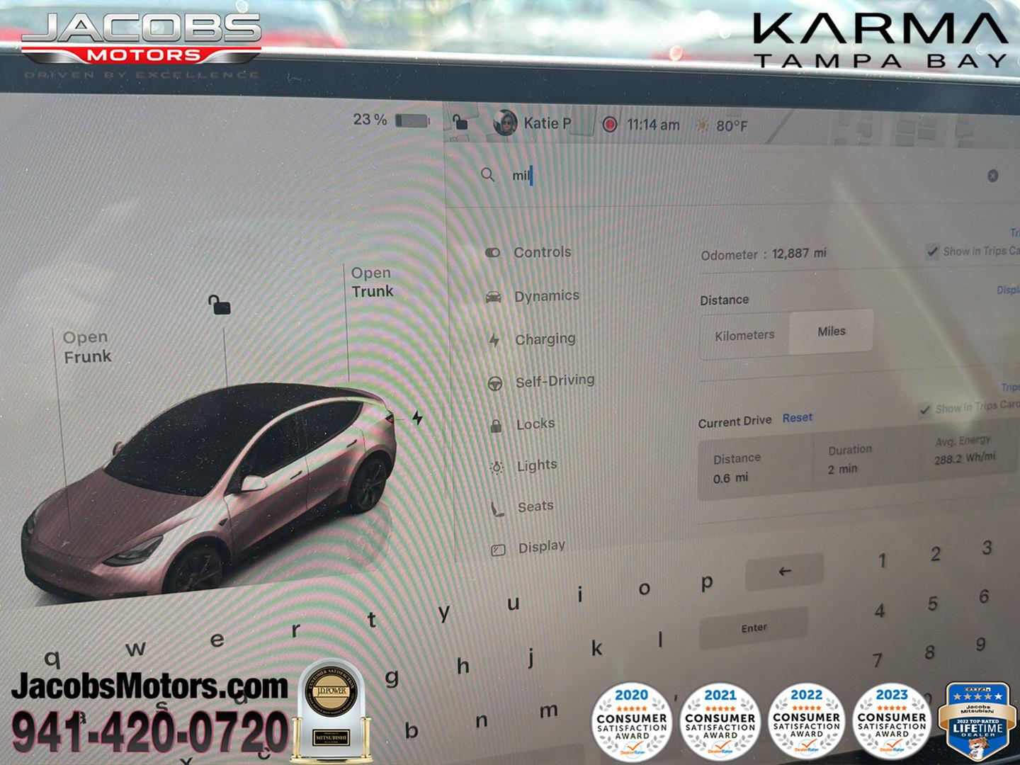 Pearl White Multi-Coat 2025 Tesla Model Y Long Range AWD SUV / Crossover All-Wheel Drive Automatic