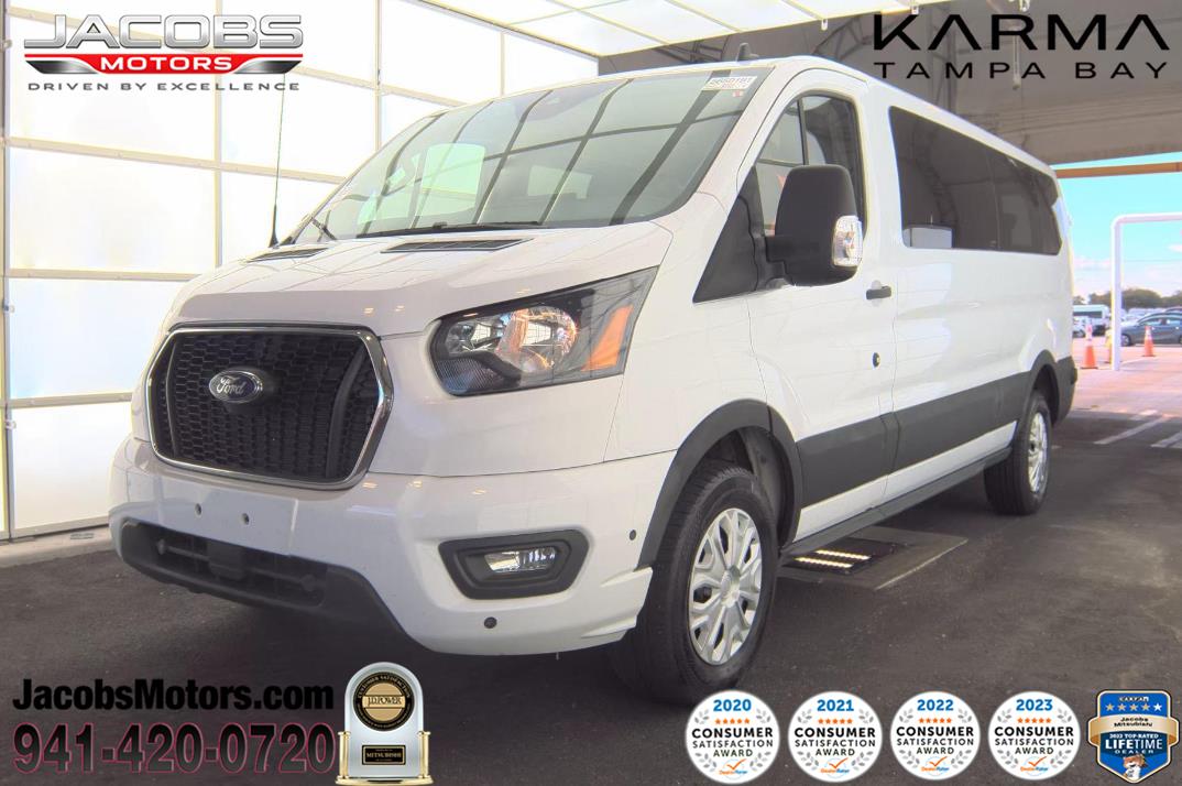 Oxford White 2024 Ford Transit Passenger Van Rear-Wheel Drive Automatic