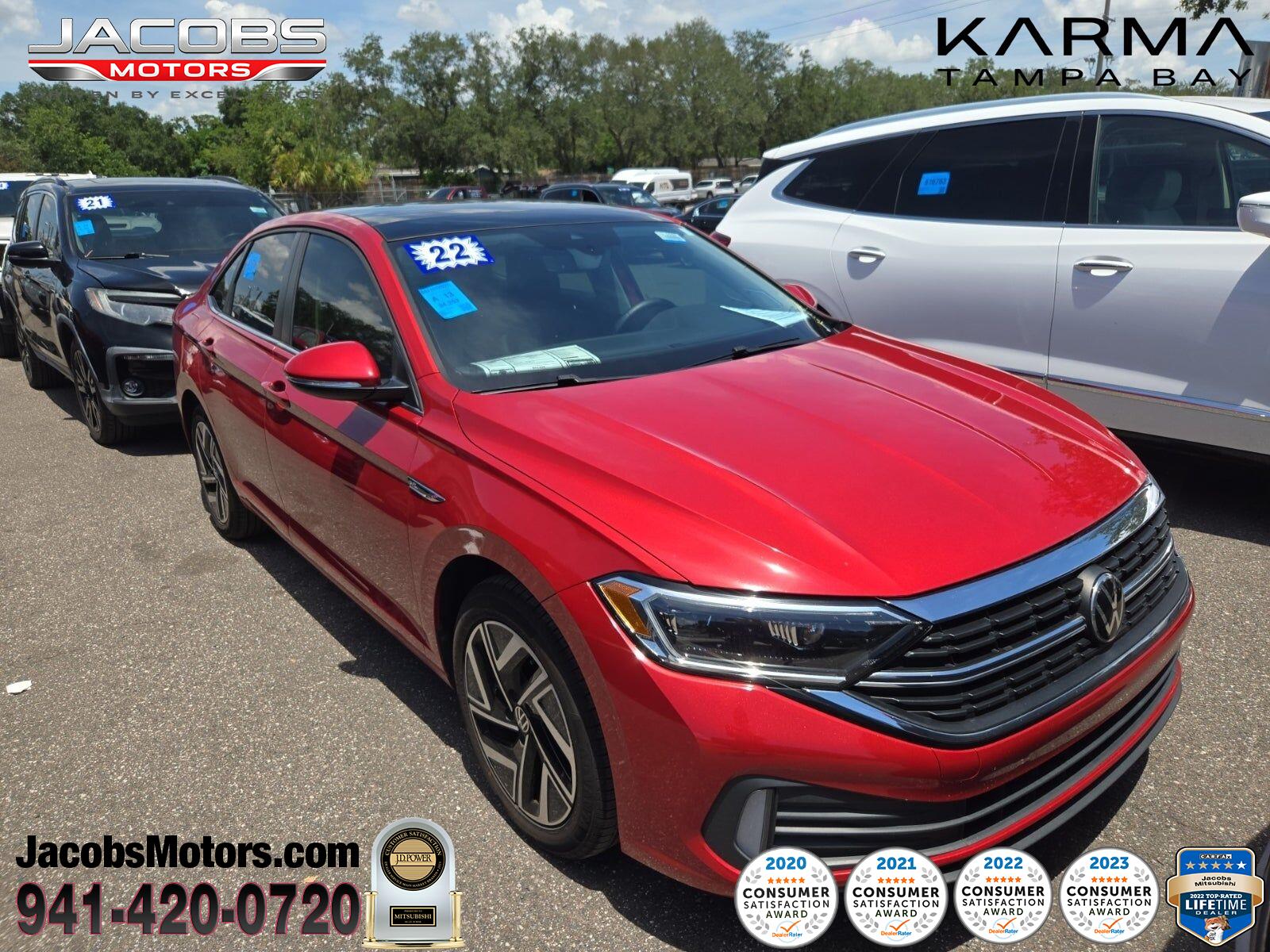 Kings Red Metallic 2022 Volkswagen Jetta Sedan Front-Wheel Drive Automatic