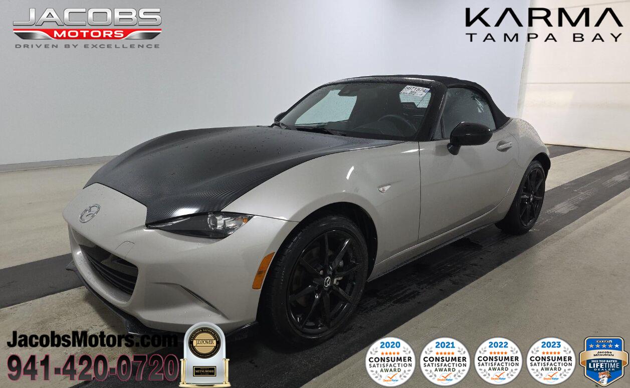 Machine Gray Metallic 2023 Mazda MX-5 Miata Convertible Rear-Wheel Drive Manual