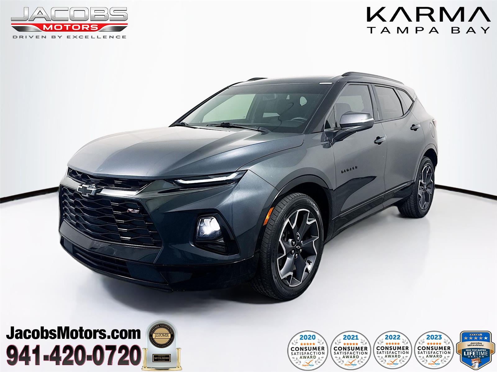 Nightfall Gray Metallic 2019 Chevrolet Blazer RS FWD SUV / Crossover Front-Wheel Drive 9-Speed Automatic