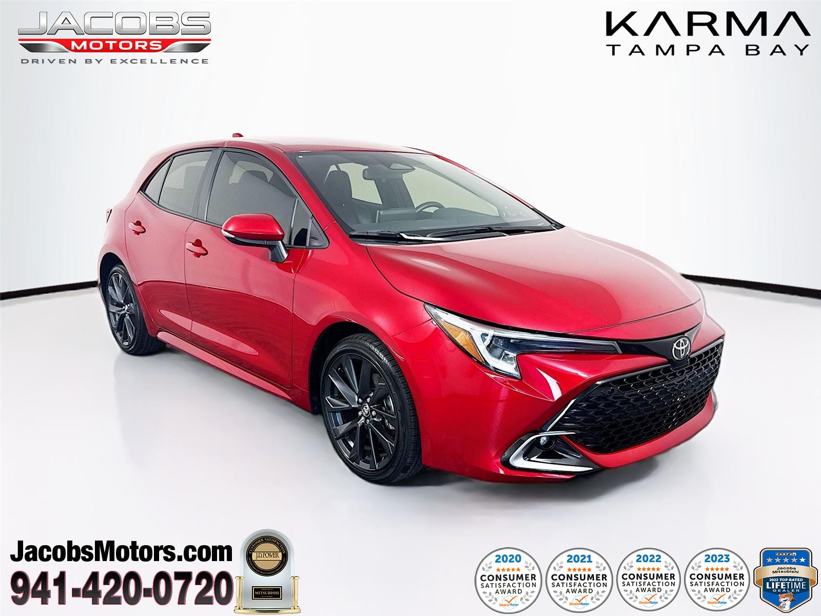 Finish Line Red 2025 Toyota Corolla Hatchback XSE FWD Hatchback Front-Wheel Drive Continuously Variable Transmission