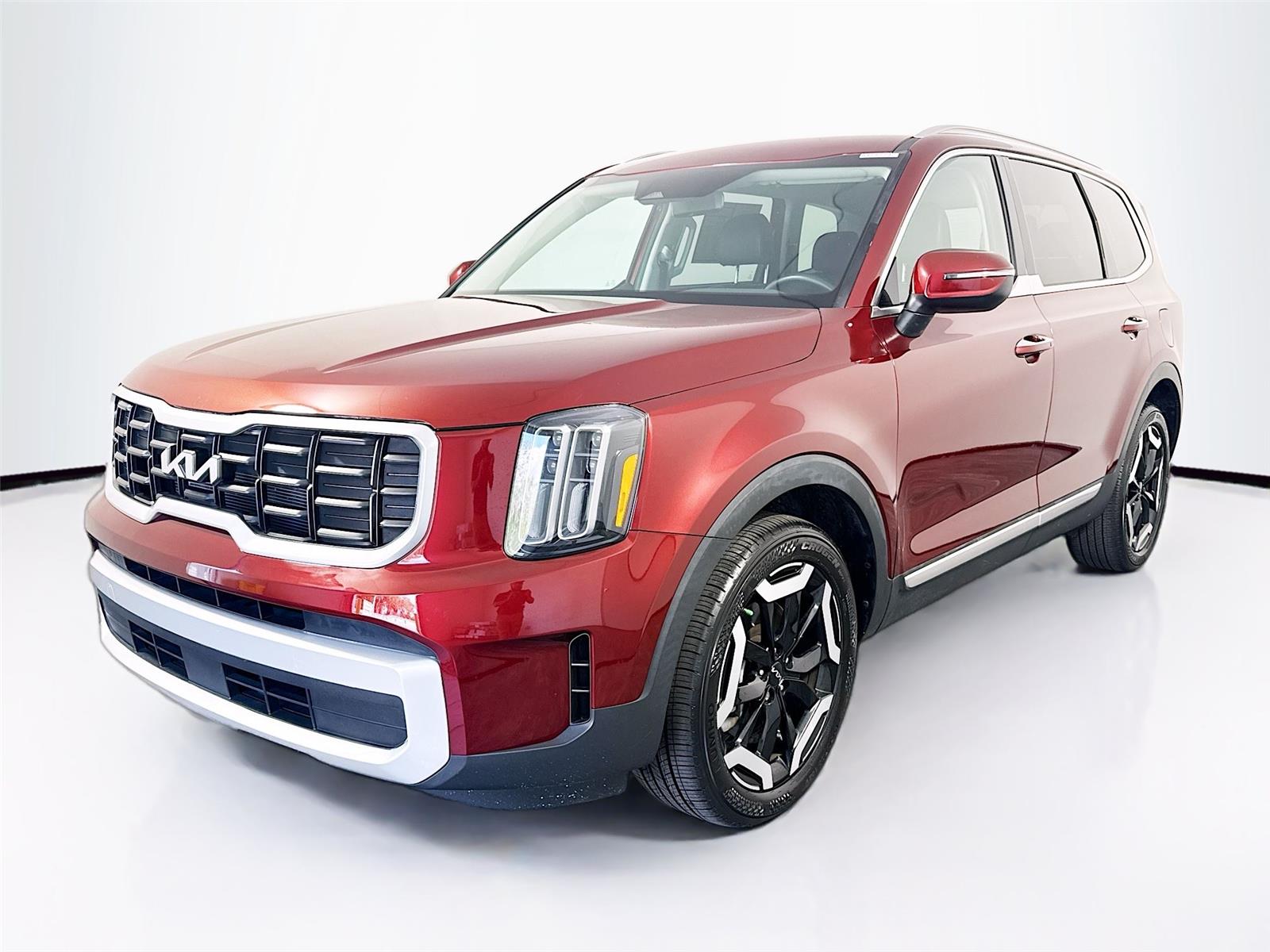 Dawning Red 2024 Kia Telluride S FWD SUV / Crossover Front-Wheel Drive 8-Speed Automatic