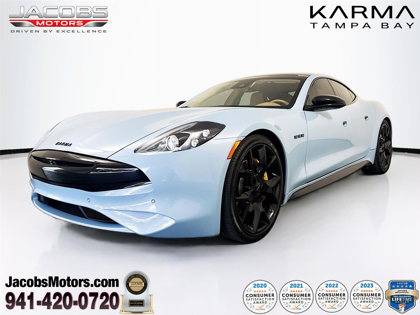 Balboa Blue 2025 Karma Revero AWD Sedan Rear-Wheel Drive Automatic