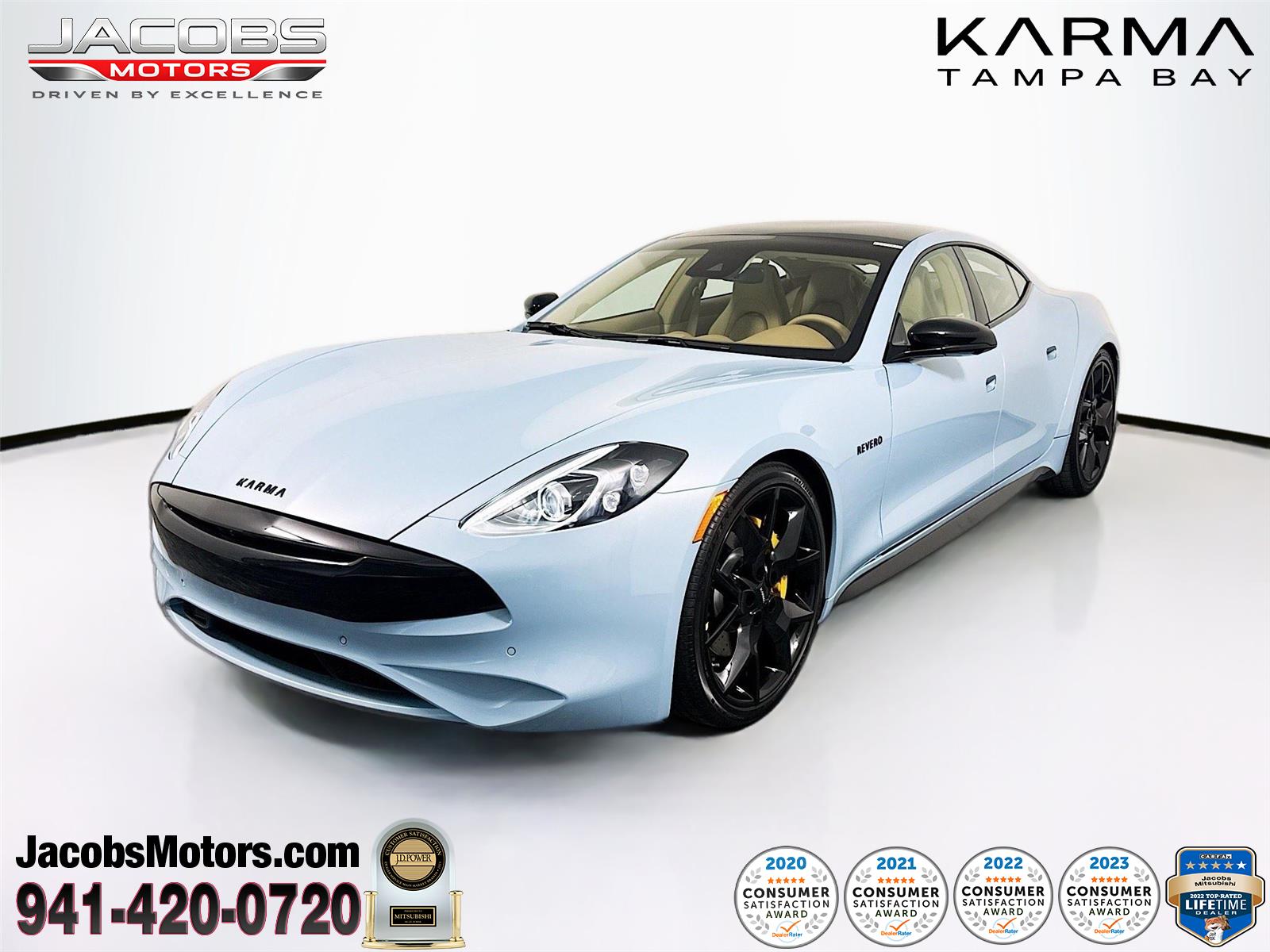 Balboa Blue 2025 Karma Revero AWD Sedan Rear-Wheel Drive Automatic