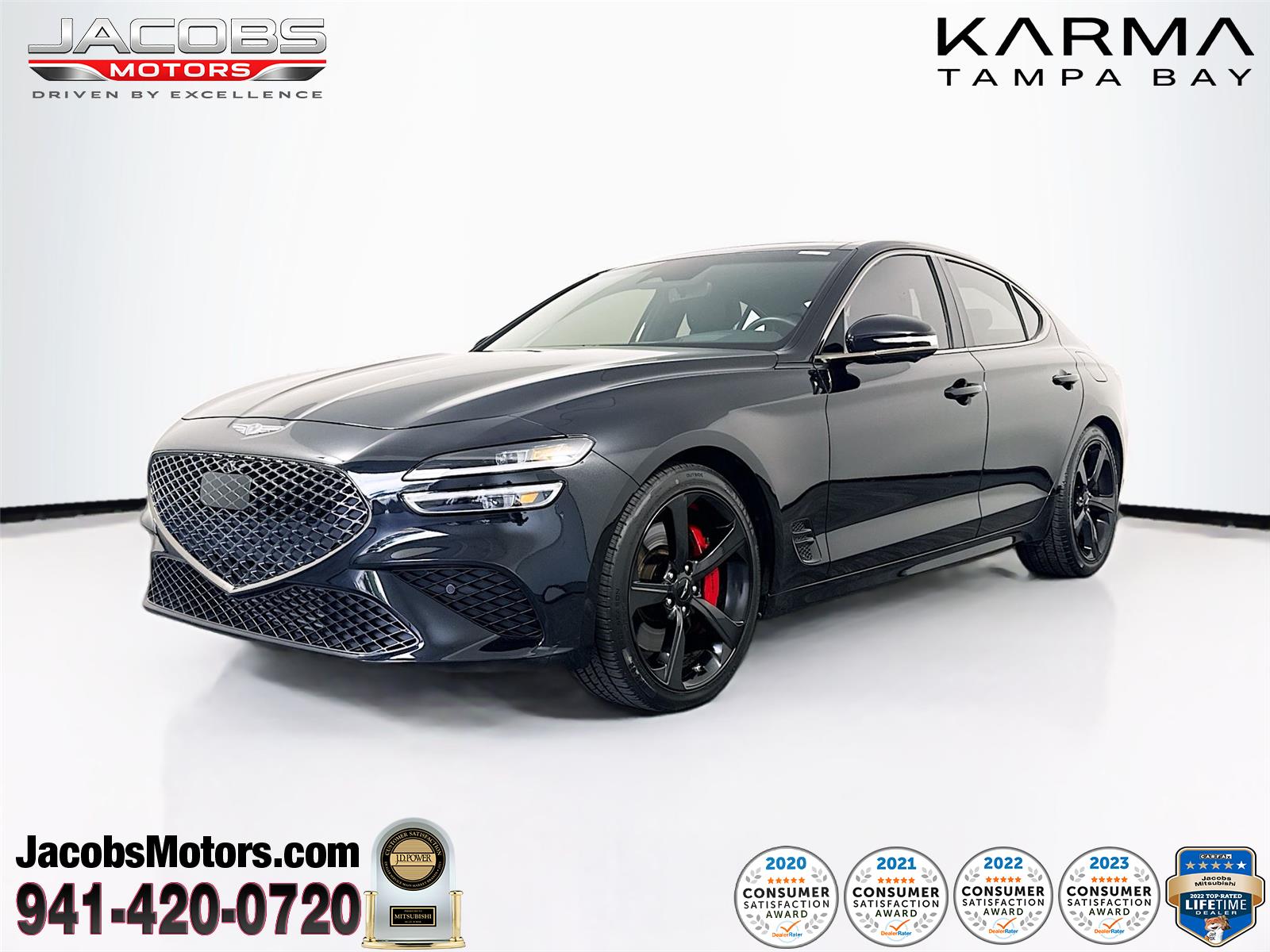 Vik Black 2026 Genesis G70 3.3T Sport Prestige RWD Sedan Rear-Wheel Drive Automatic