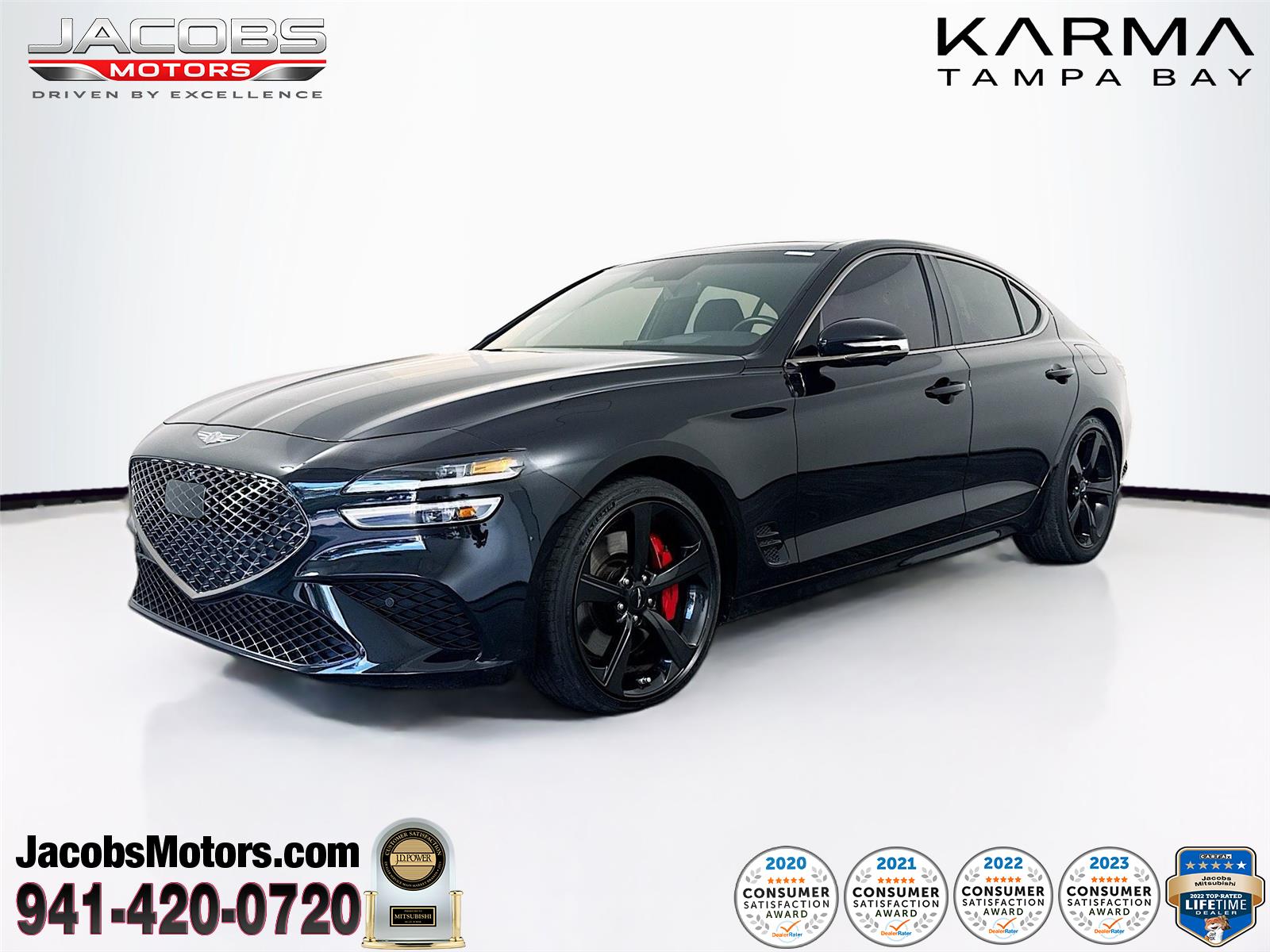 Vik Black 2026 Genesis G70 3.3T Sport Prestige RWD Sedan Rear-Wheel Drive Automatic