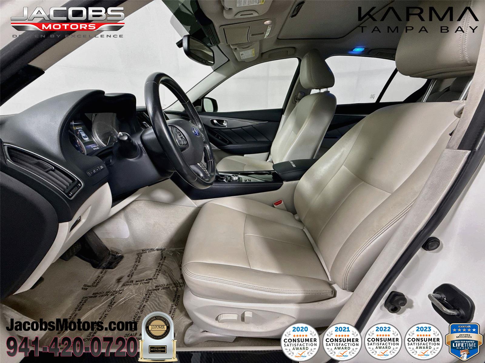 Majestic White 2017 INFINITI Q50 Sedan Rear-Wheel Drive Automatic