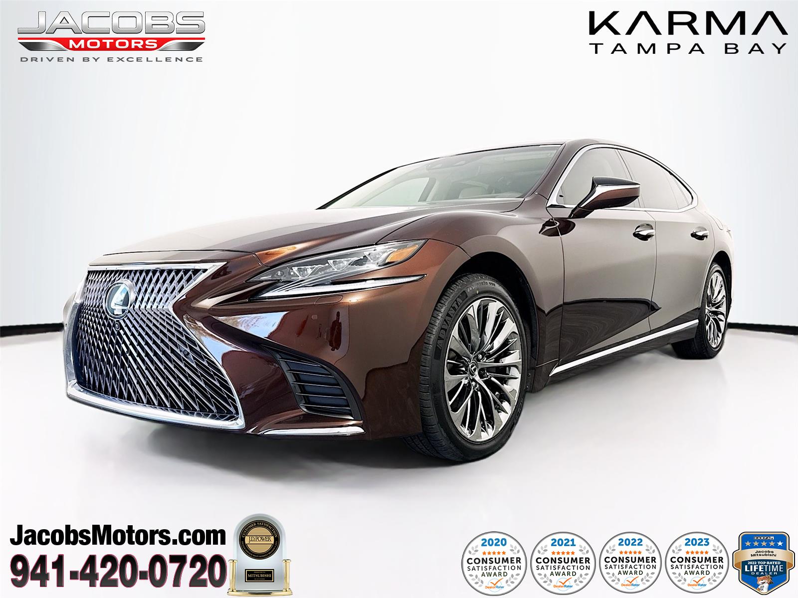 Autumn Shimmer 2019 Lexus LS 500 RWD Sedan Rear-Wheel Drive Automatic