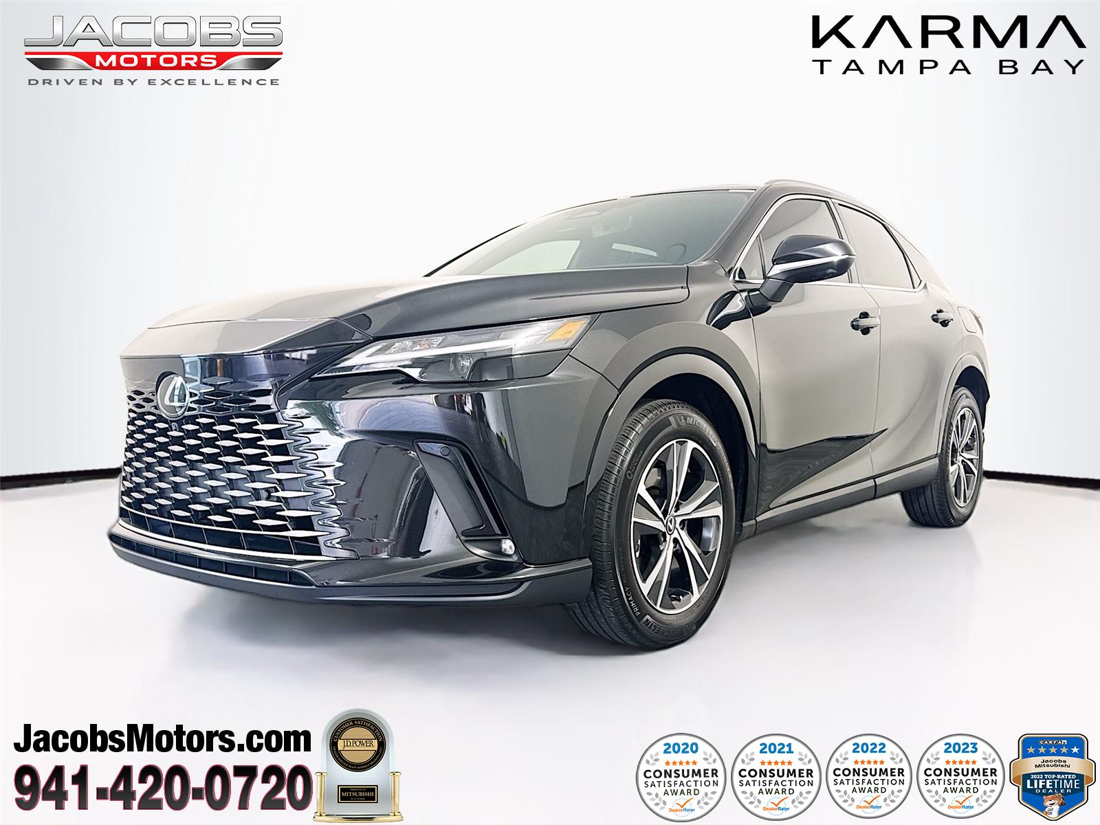 Black (Caviar) 2024 Lexus RX SUV / Crossover Front-Wheel Drive Automatic