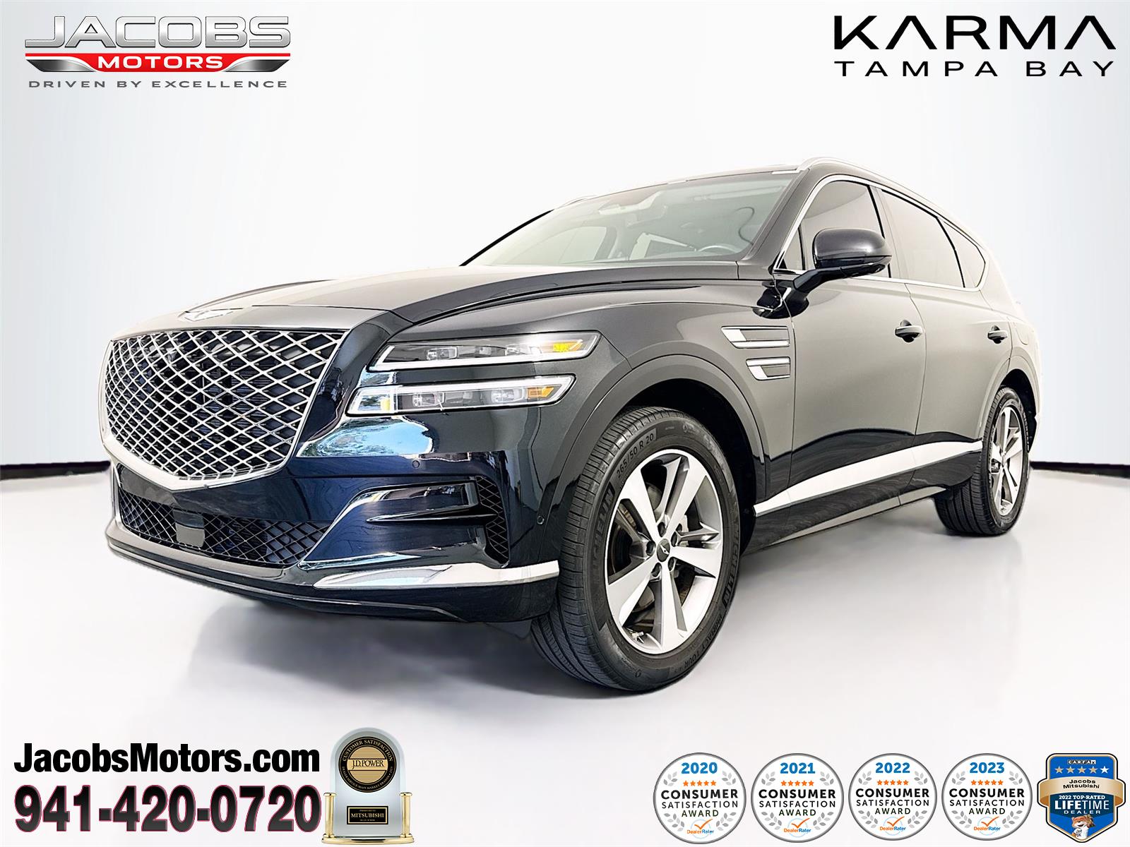 Vik Black 2021 Genesis GV80 SUV / Crossover Rear-Wheel Drive Automatic