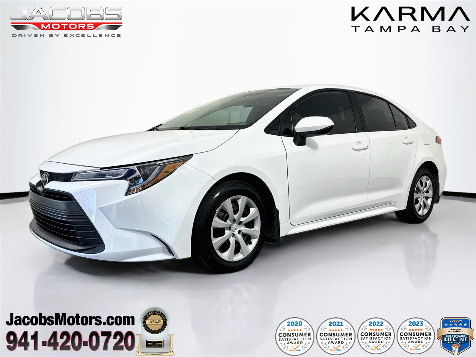 Ice Cap 2025 Toyota Corolla Sedan Front-Wheel Drive Continuously Variable Transmission