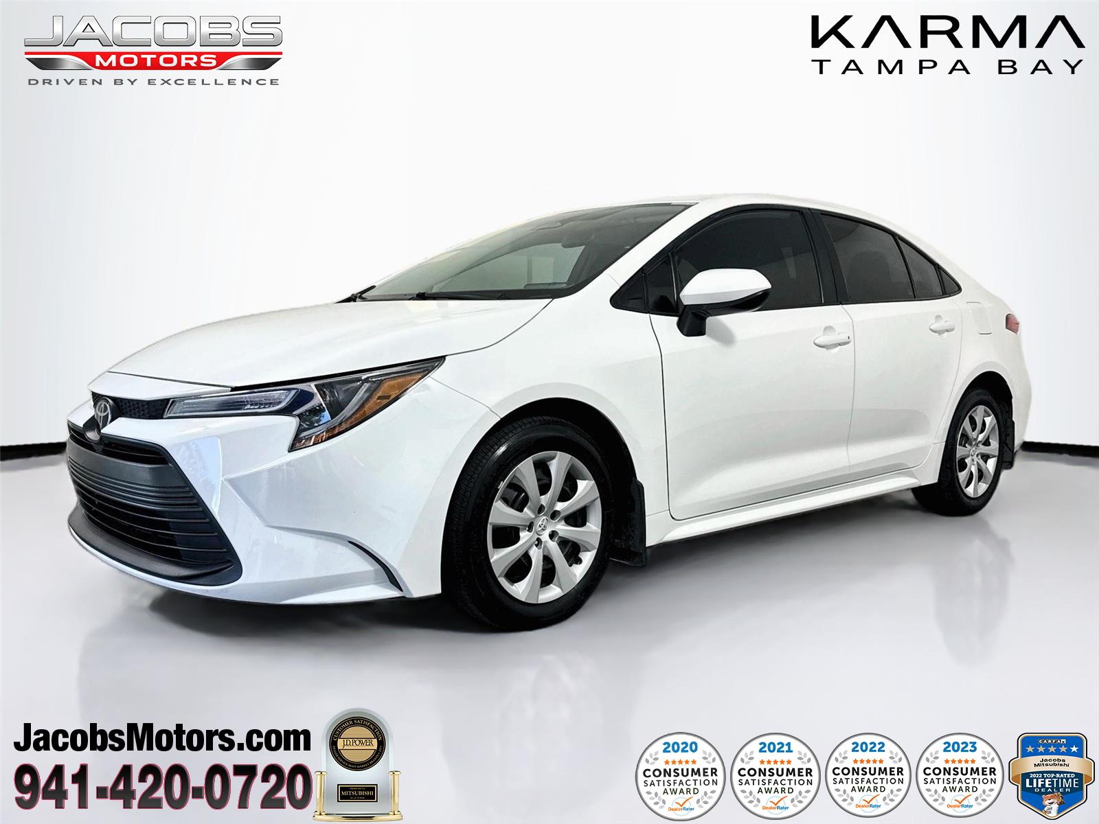 Ice Cap 2025 Toyota Corolla Sedan Front-Wheel Drive Continuously Variable Transmission
